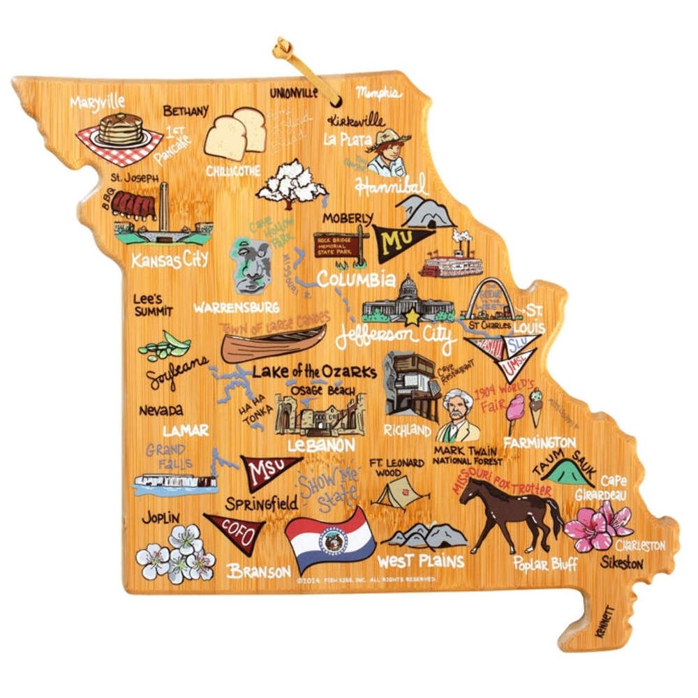 Missouri Artwork Cutting Board