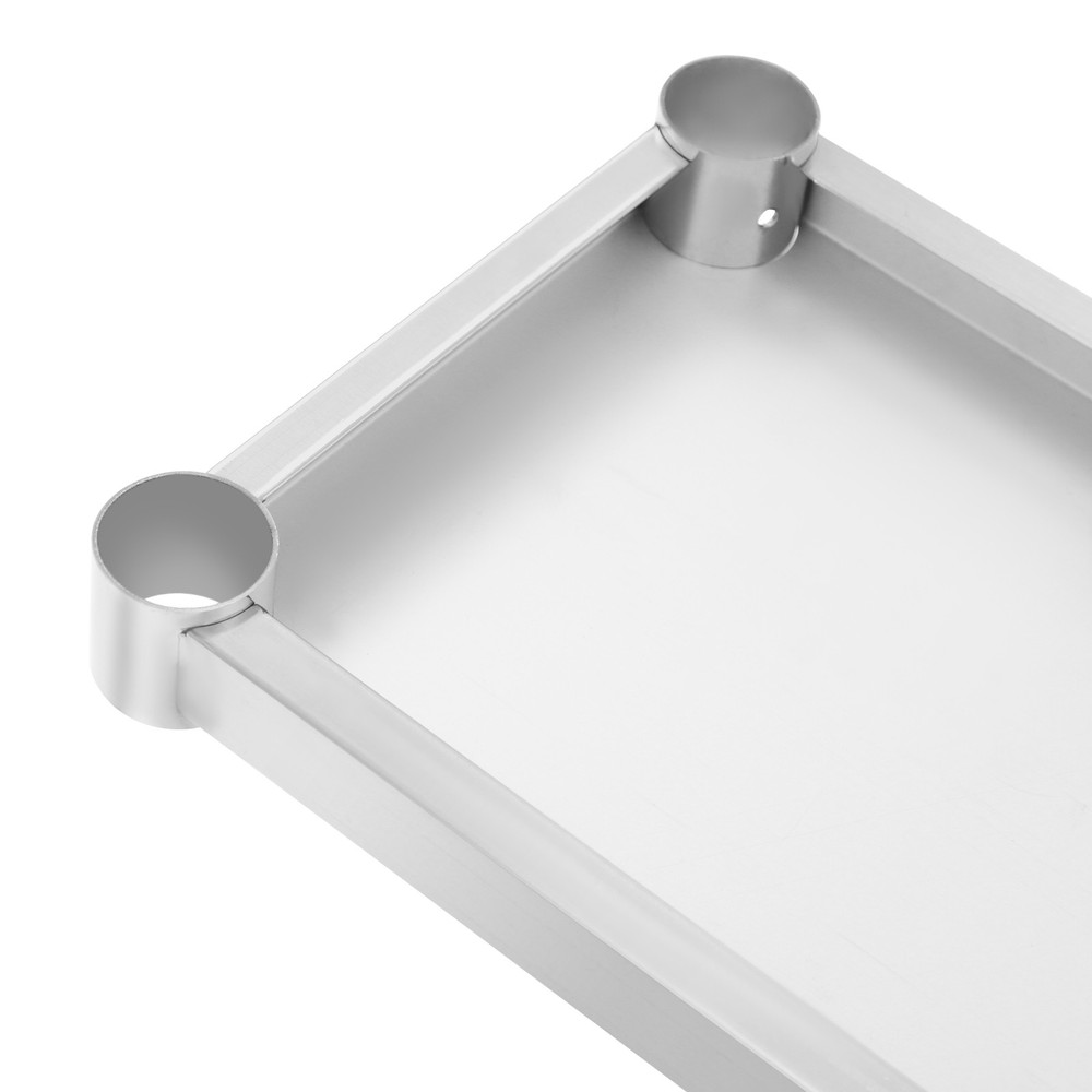 Under Shelf Stainless Steel Worktable Below Rack Storage Board Max. 100kg Load