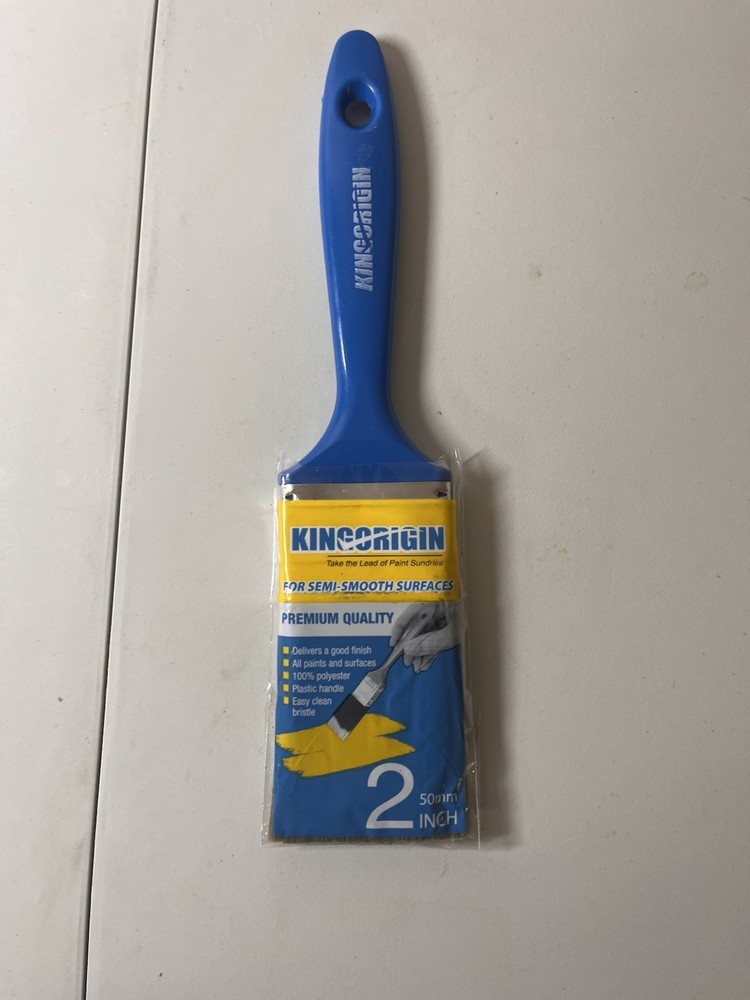 Lot of 5 KINGORIGIN 2” Paint Brushes – Polyester Bristle, Plastic Handle