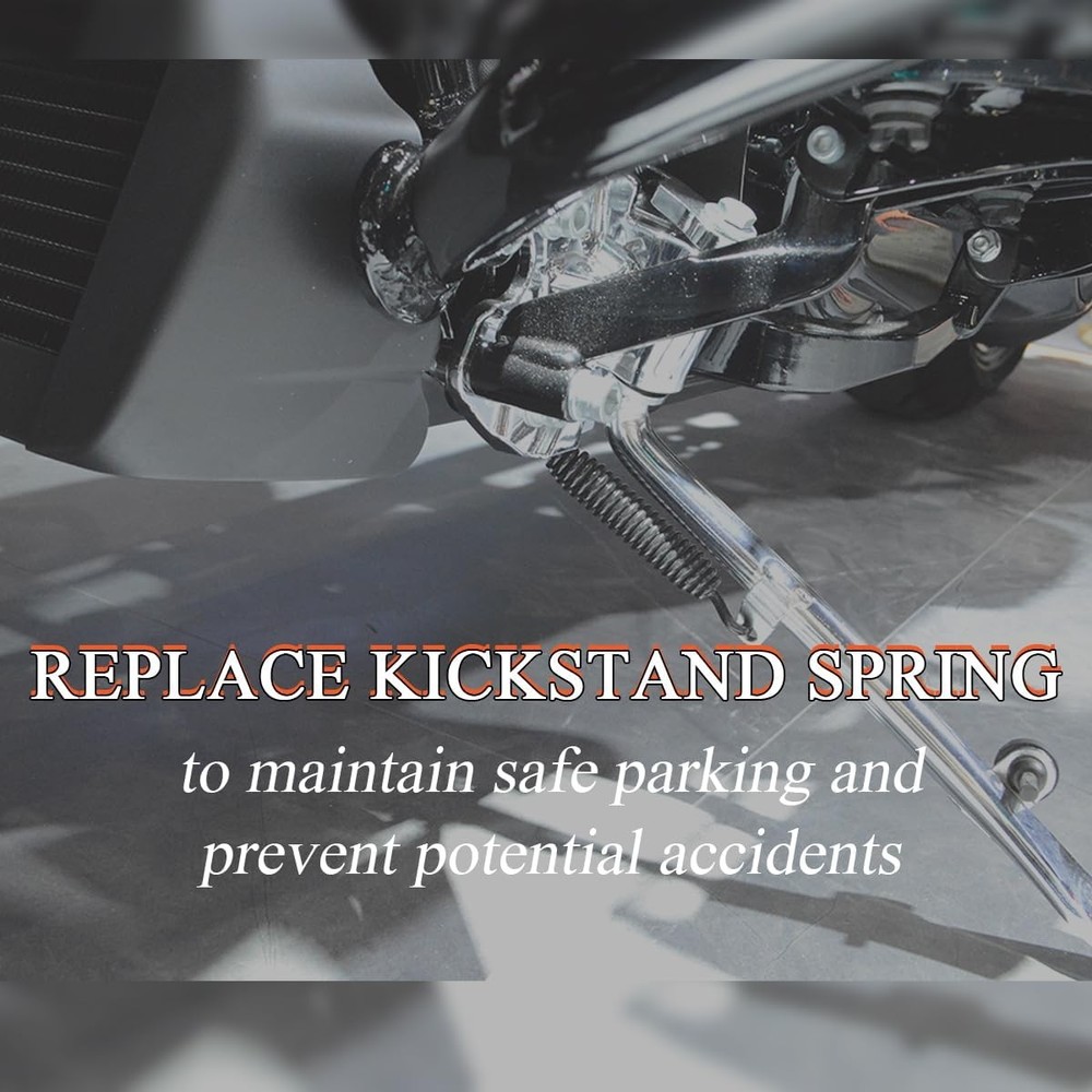 Kickstand Spring, Jiffy Stand spring for 1991-1998 Touring Electra Glide CHROME