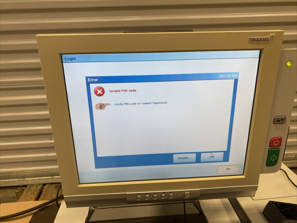 Neopost Hasler IS/IM5000 Mailing Machine System