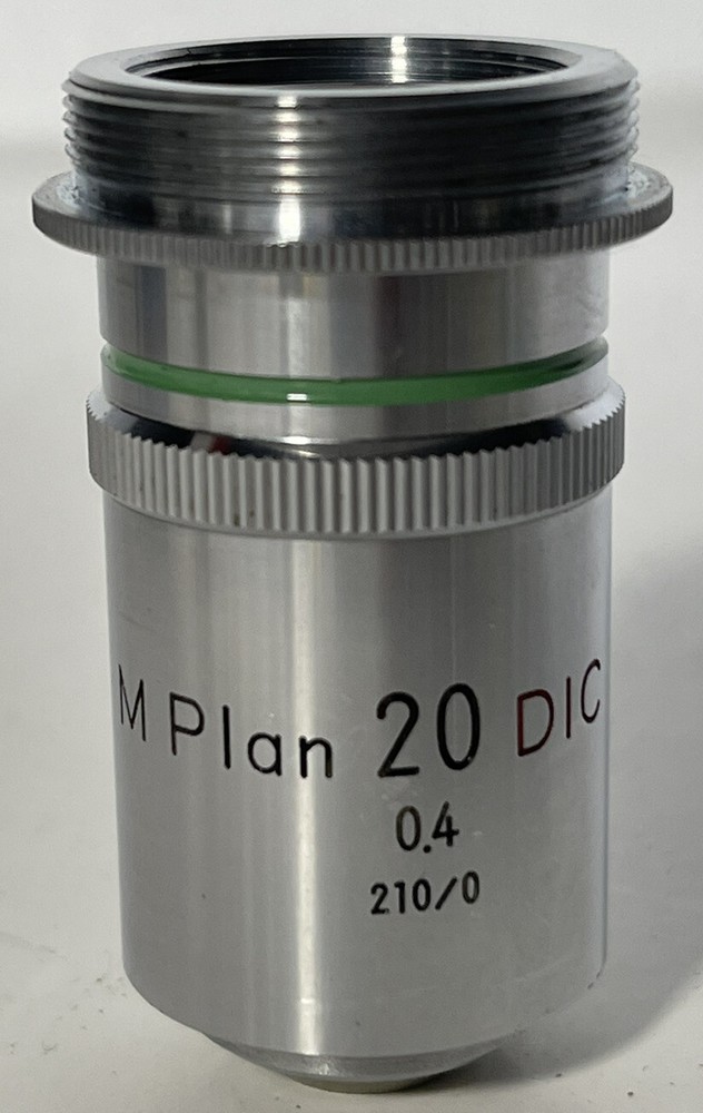 NIKON MPLAN 20 DIC 0.4 210/0 MICROSCOPE OBJECTIVE LENS JAPAN