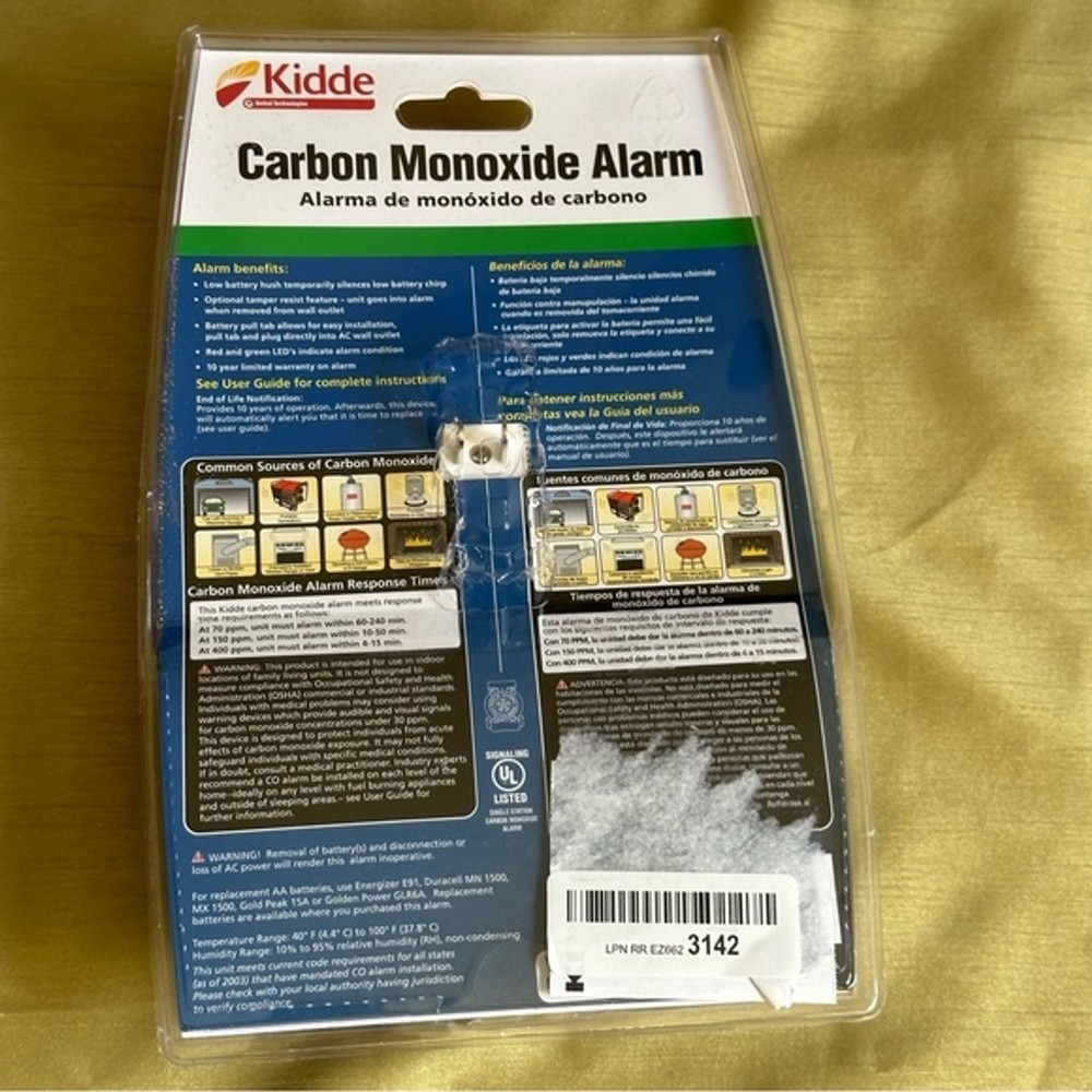 kidde carbon monoxide detectors