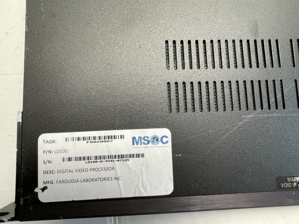 Faroudja LD100 Digital Video Processor