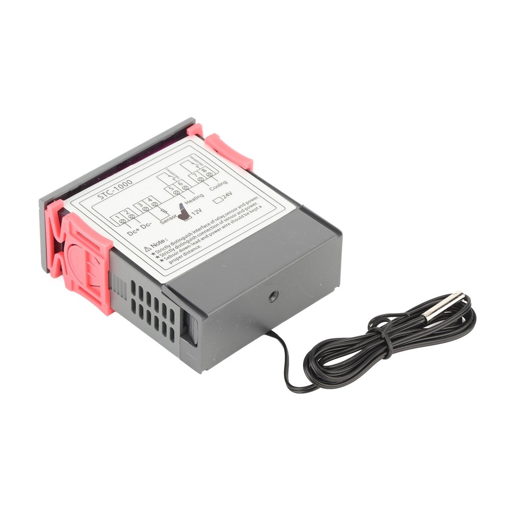 Digital Temperature Controller With Sensor STC-1000 Accurate Cooling And Hea