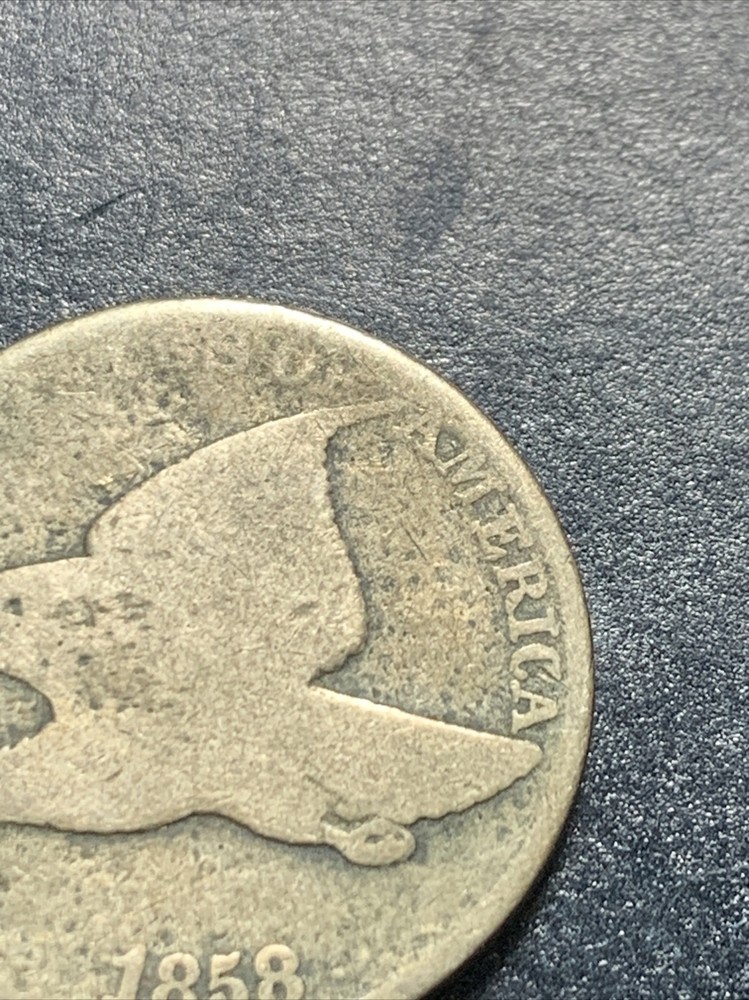 1858 Flying Eagle Cent Large Letters