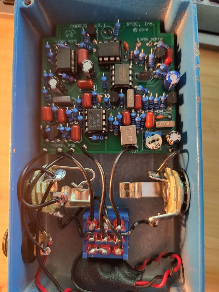 BYOC Analog Chorus Pedal New ASSEMBLED