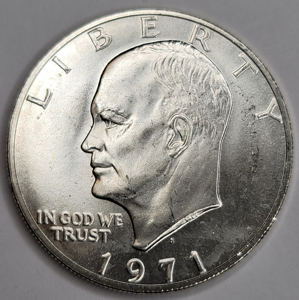 1971 S EISENHOWER 40% SILVER DOLLAR UNCIRCULATED