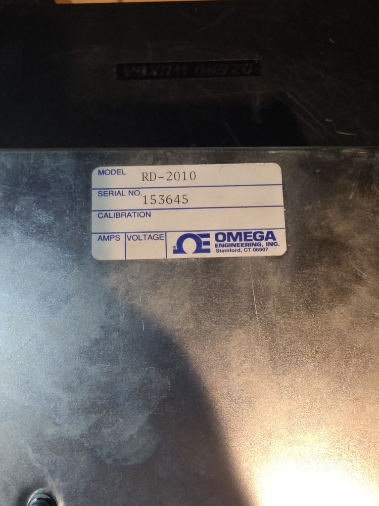 Omega RD2010 Temperature Chart Plotter Recorder