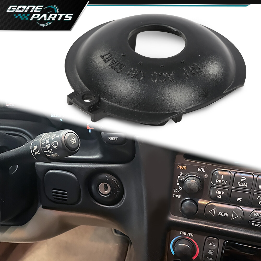Fit For 1997-2004 Chevy C5 Corvette Ignition Lock Cylinder Switch Bezel Cover