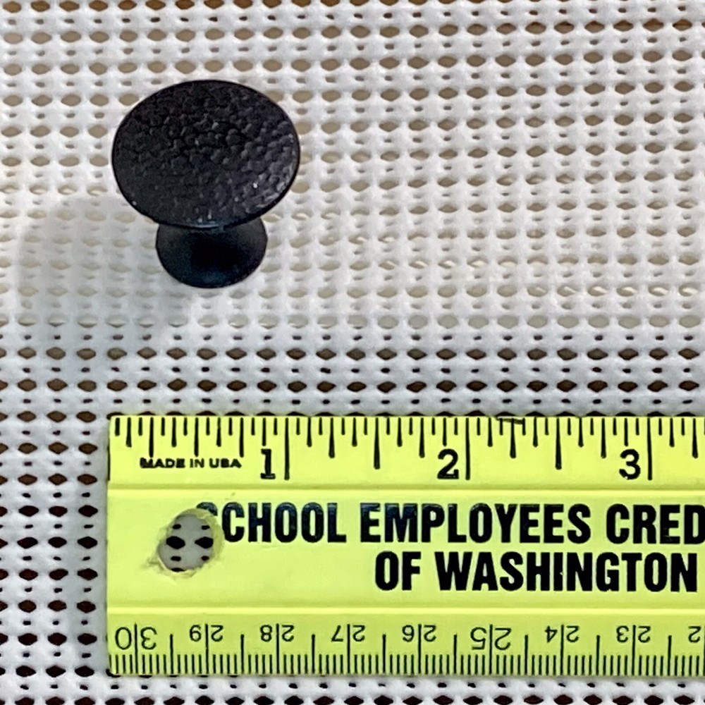 Vintage Wrought Iron Hinges (4) and Drawer Pull (2) Lot Includes Screws