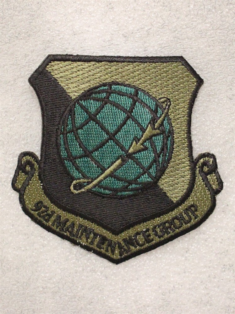 USAF Air Force Patch: 92nd Maintenance Group - subdued