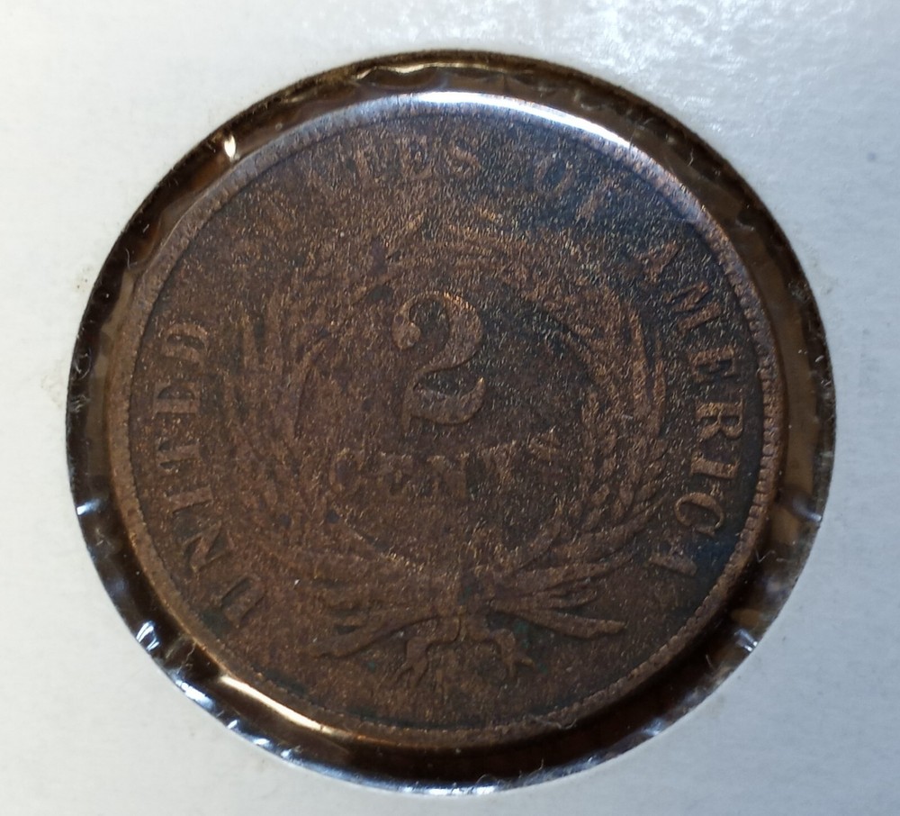 1865, 1866, & 1871 Lower Grade 2 Cent Pieces
