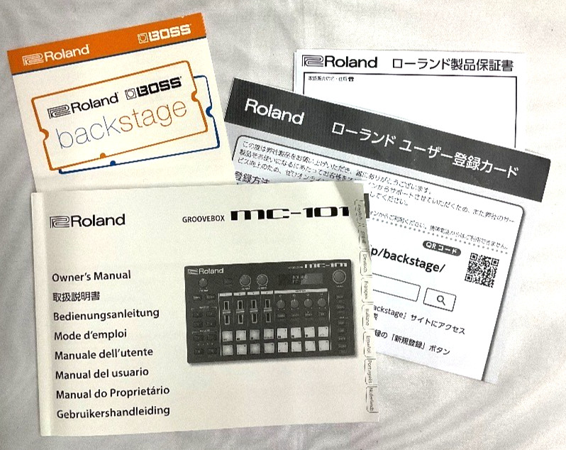 Roland MC-101 Groovebox Sampler Sequencer Used Tested Working