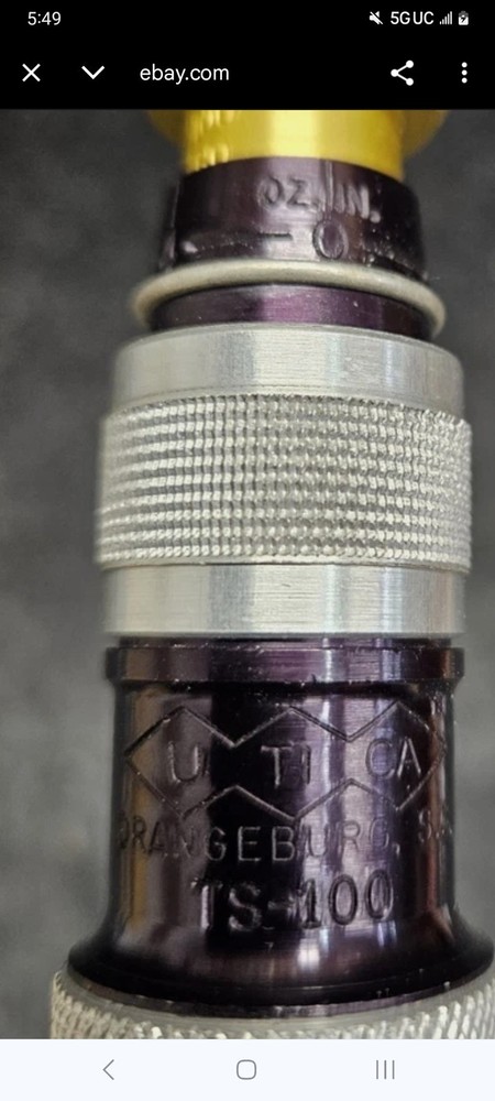 UTICA TS-100 Adjustable Torque Limiting Screwdriver