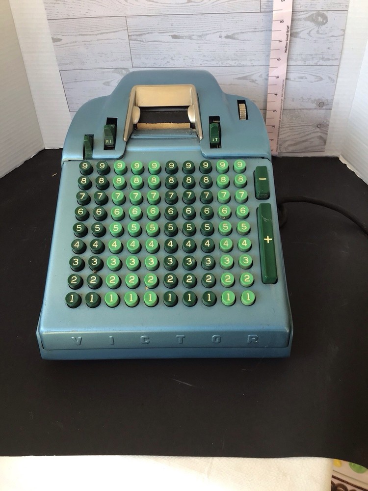 Vintage Mechanical Calculator Adding Machine Retro Office Decor