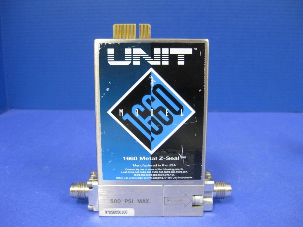 UNIT UFC-1660 Mass Flow Controller, HCl, 1 SLM, Used