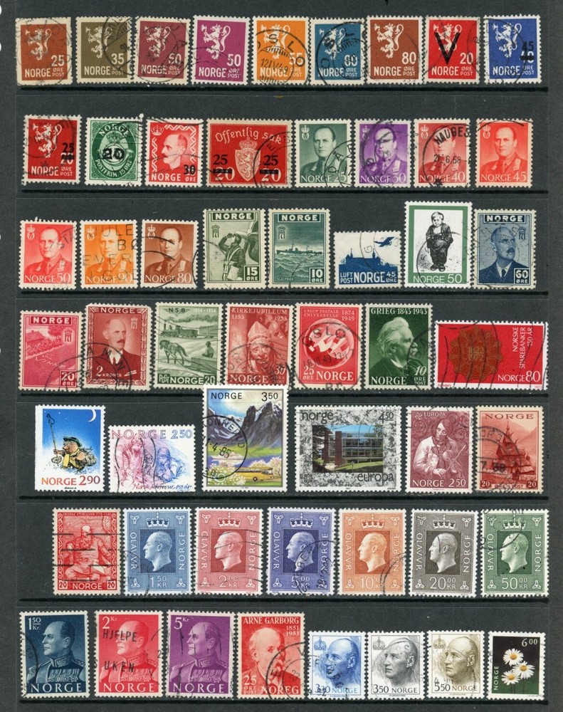 NORWAY mix / 24-6-5o /,used