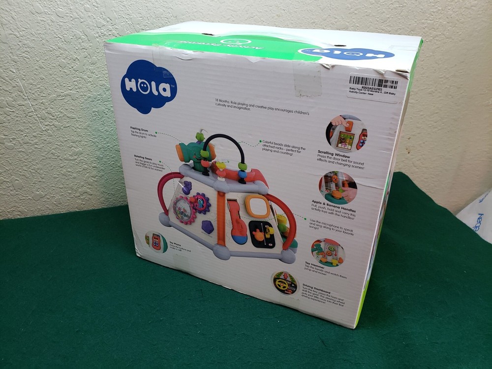 Hola Activity Pyramid, New in Open Box, 15 Dynamic Games...NEW