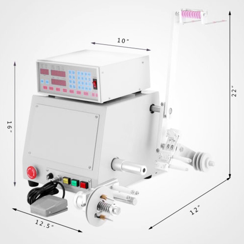 110V CNC Automatic Coil Winding Machine 400W Micro-Computer Controlled Winder