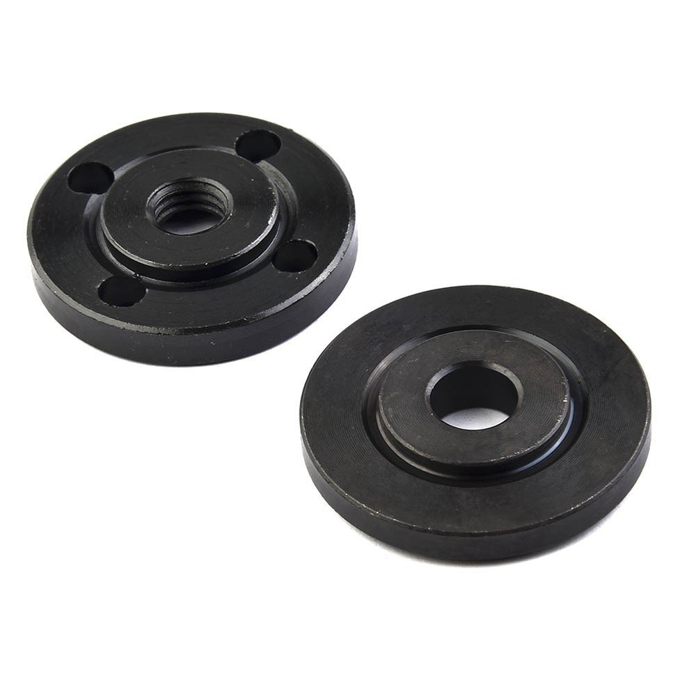 1 pair Flange Nut For Angle grinder type 100 Thread replacement Fixing tool