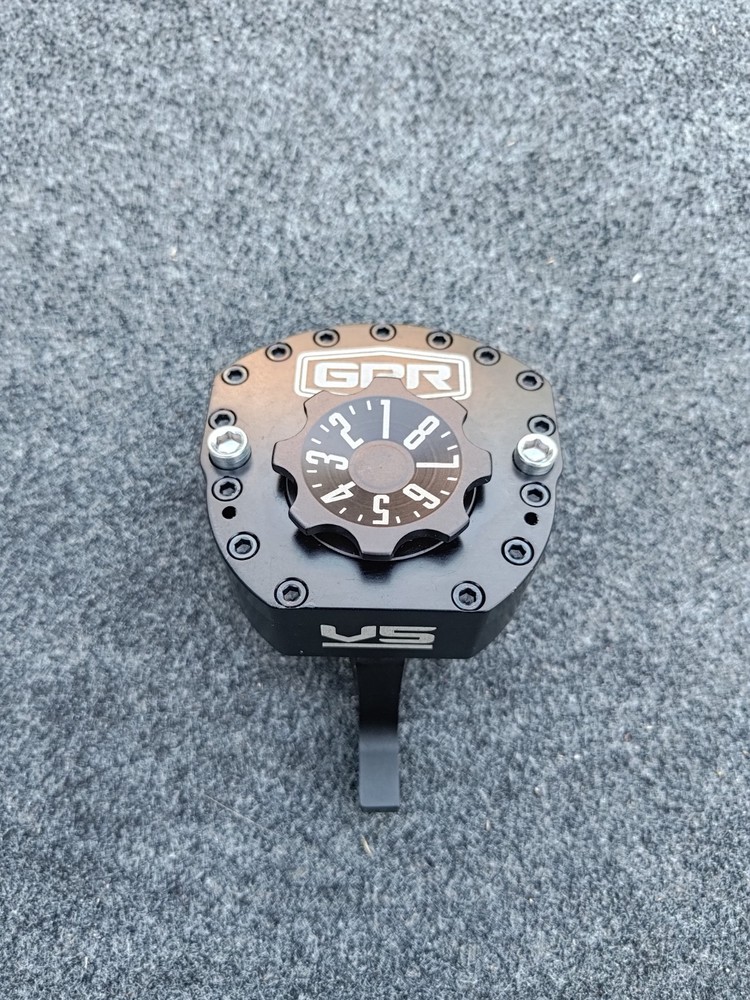 GPR V5-S Steering Damper Black No Mounting Plate