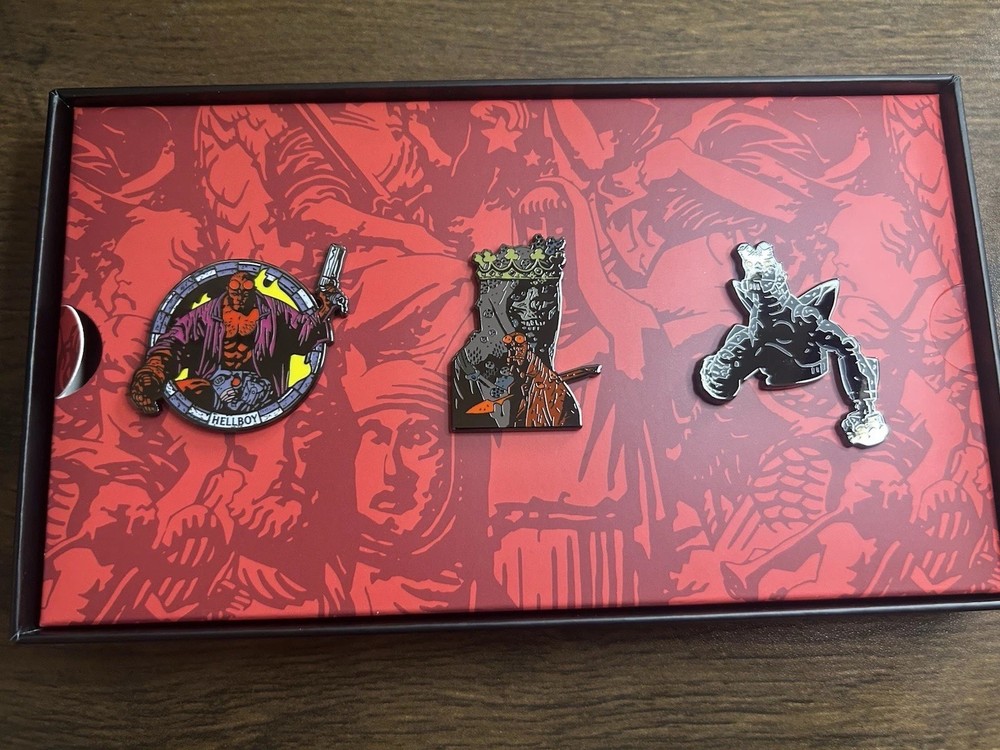 Hellboy Comic Con 2025 SDCC Exclusive VR Enamel Pins