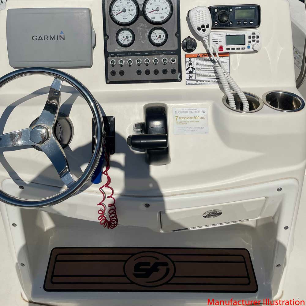 Sea Fox Boat Center Console Footrest Panel 6360 | Commander Viper