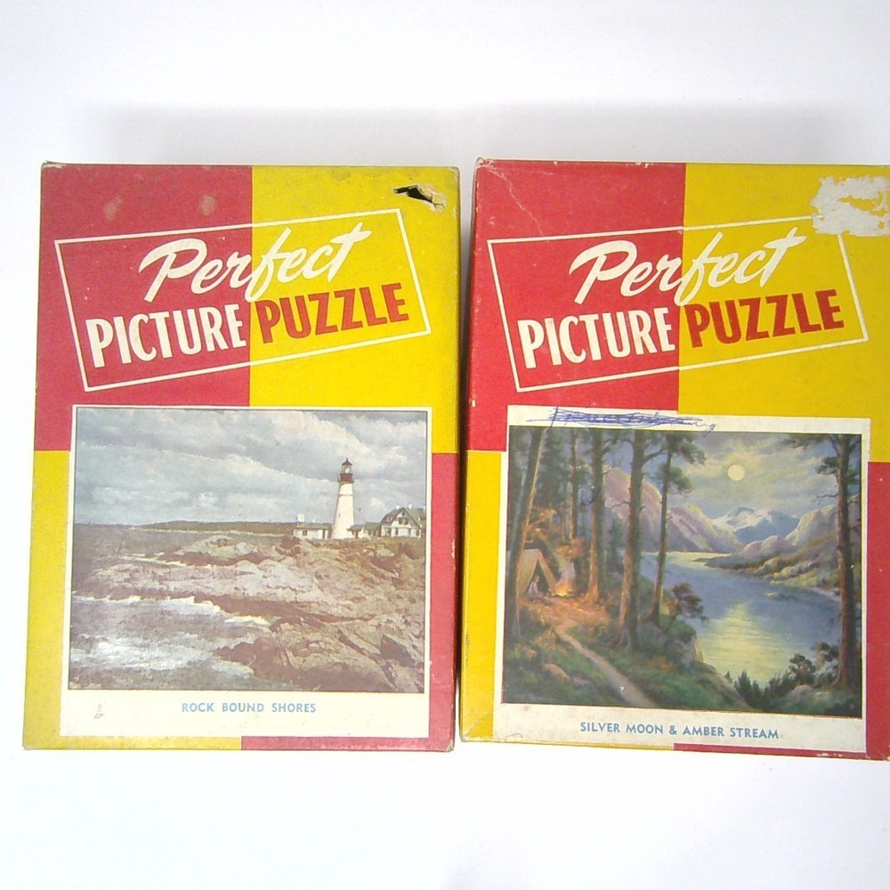 2 Perfect Picture Puzzle 275 pc Small Box Missing Pieces Lot 11