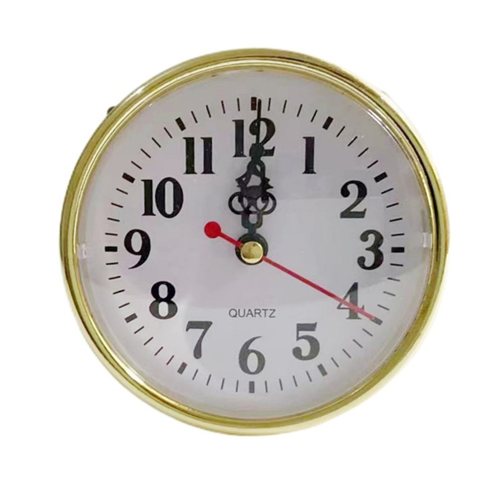 High Quality Gold Quartz Clock Insert Replacement DIY or Repair Sizes
