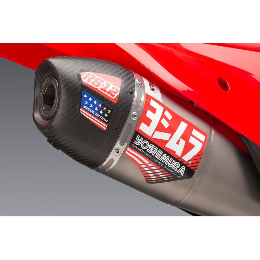 Yoshimura RS-12 Muffler Decal - Red RS12-NB010