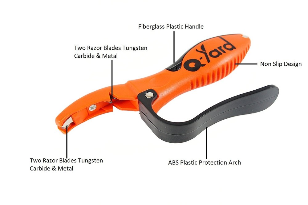 Q-Yard Handheld Multi-Sharpener for Pruning Shears, Garden Hand Sharpener