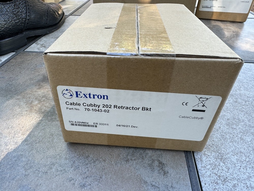 Extron 70-1043-02 Cable Cubby 202 Retractor Bracket - New