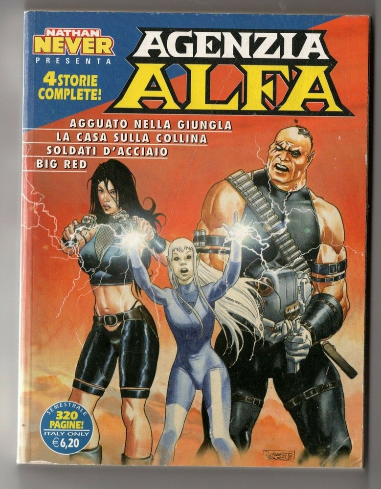 comic NATHAN NEVER PRESENTS AGENCY ALFA EDITION BONELLI number 16