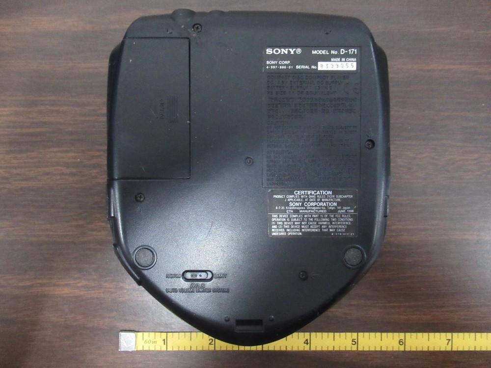 Sony Discman D-171 TESTED but needs some work READ DESCRIPTION