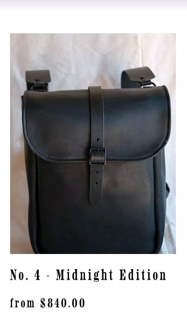DISCIPLE DESIGNS No. 4 - Midnight Edition HANDMADE LEATHER BAG