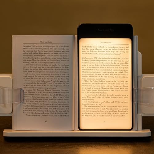 Plus Book Light, LED Reading Light, USB Rechargeable, Warm & Cool cool LED