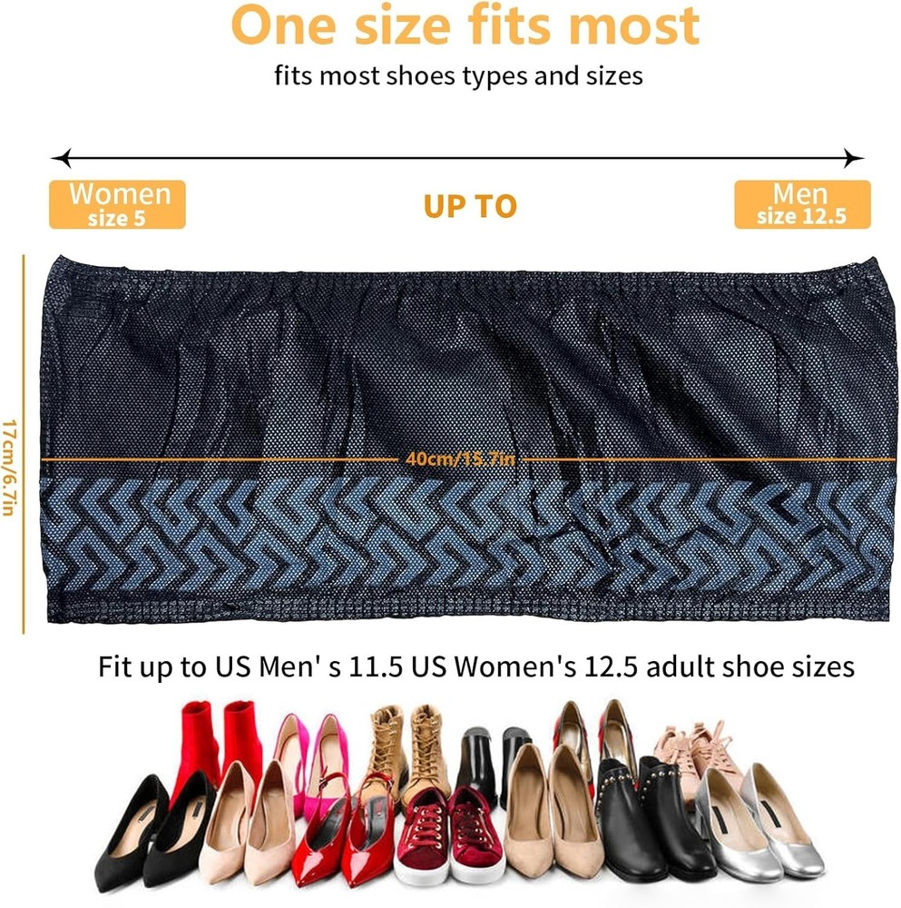 Multi-Purpose Disposable Boot Covers - 200 Pack, Comfy & Waterproof Protection