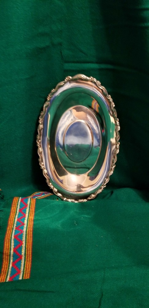 Silversmiths Silver Serving Tray-Wm. A. Rogers, By Oneida