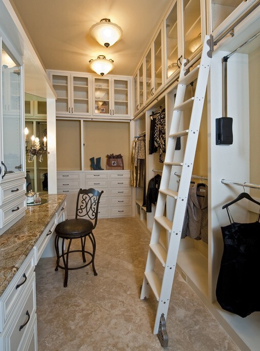 Quiet Glide™ Maple 73" Unfinished Library Ladder (NO HARDWARE)