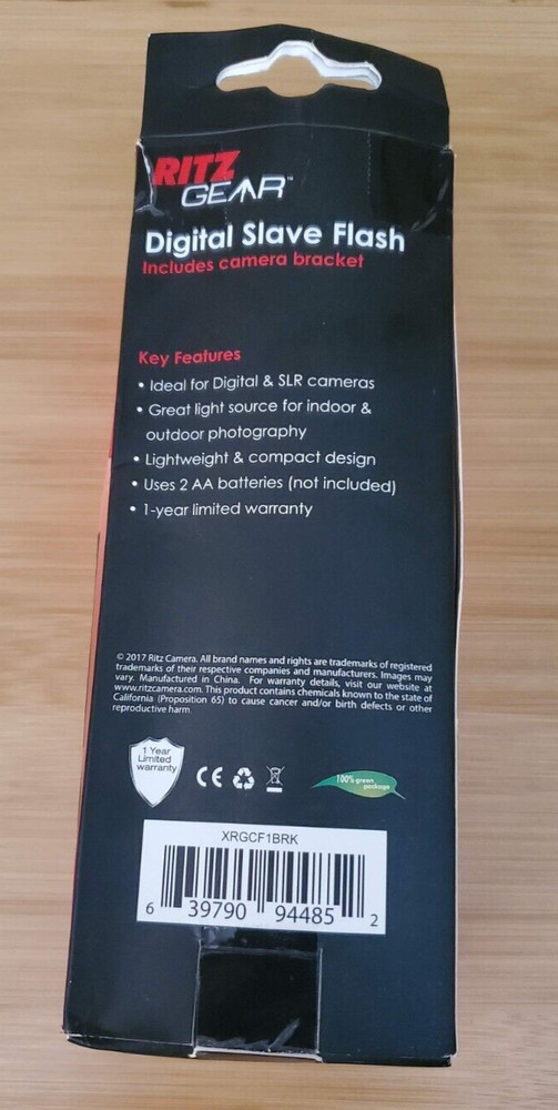 Ritz Gear Digital SLR Camera Slave Flash