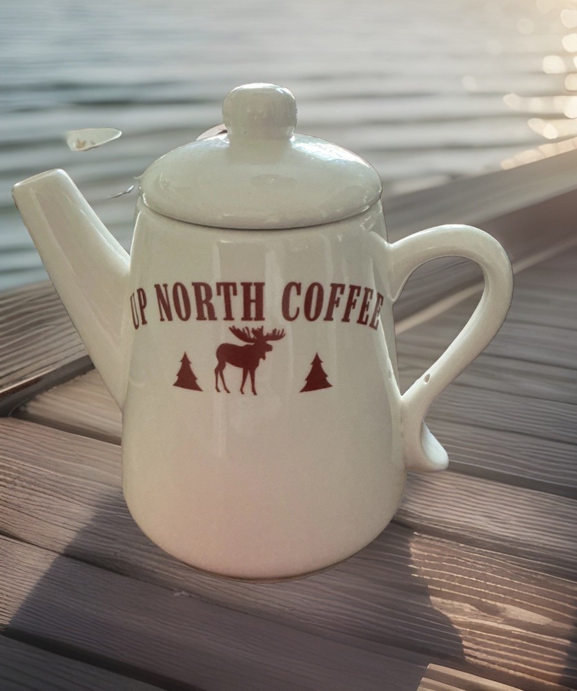 Up North Coffee Ceramic Coffee/Tea Pot