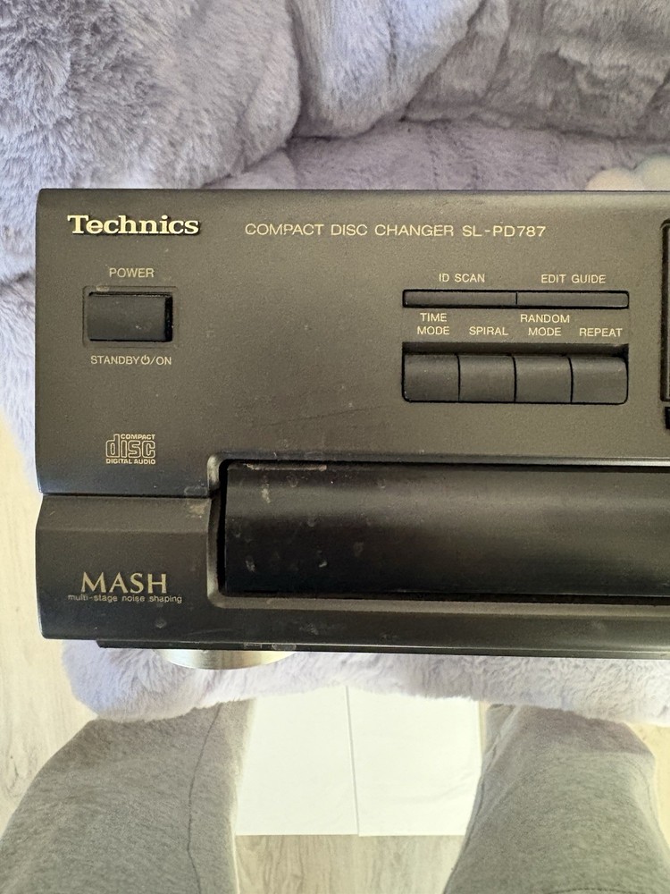 Technics SL-PD787 5 Disc Compact Disc Changer Rotary Changer System- WORKS!