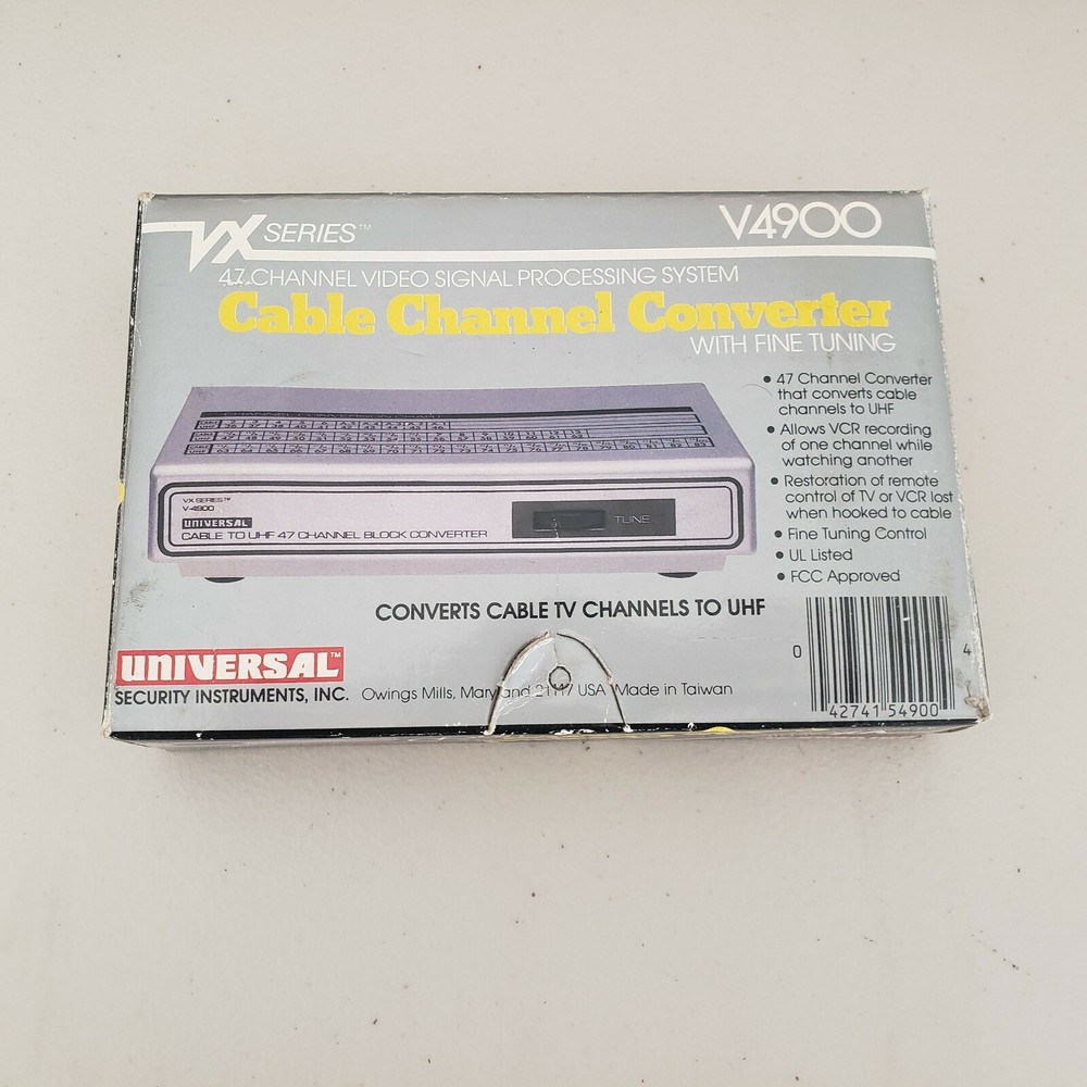 Universal VX Series V4900 Cable Channel Converter