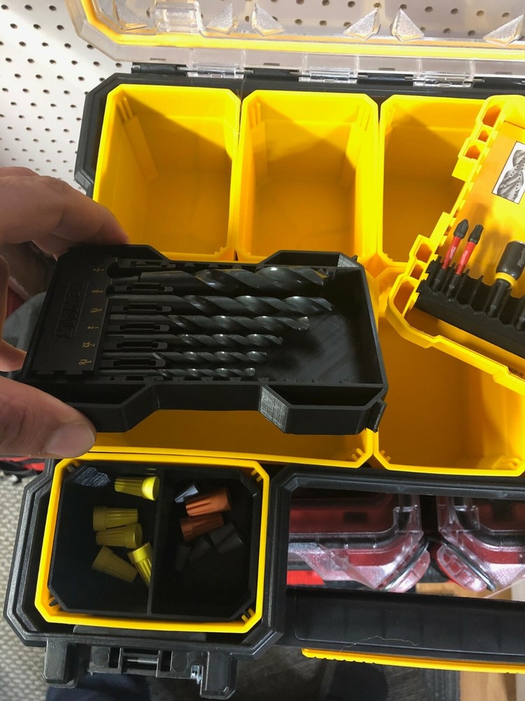 3D Printed Drill/driver Bin Inserts For Dewalt Tstak & Craftsman Versastak