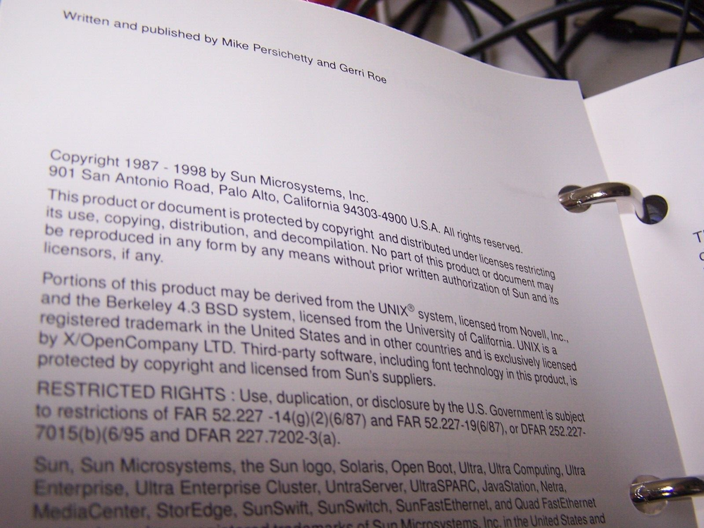 Sun Field Engineering Handbooks 1 & 2 - 1987