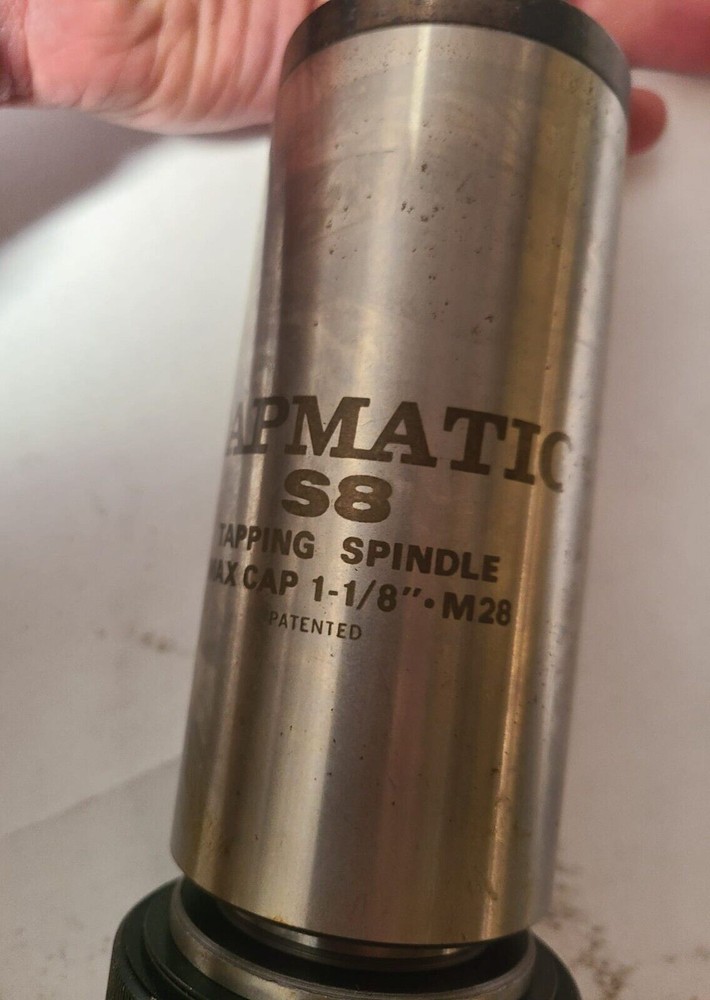Tapmatic S8 Tapping Head Attachment Spindle 1-1/8" M28