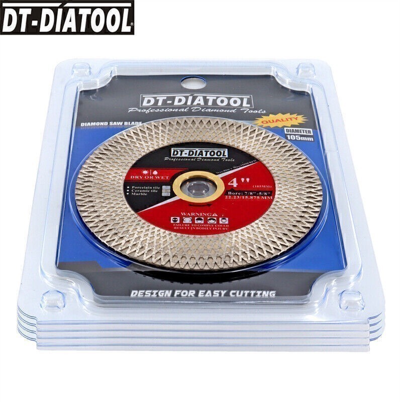 3pcs 105mm/4" Dry Diamond Cutting Blade Ceramic Tile Marble Grinder Wheel Disc