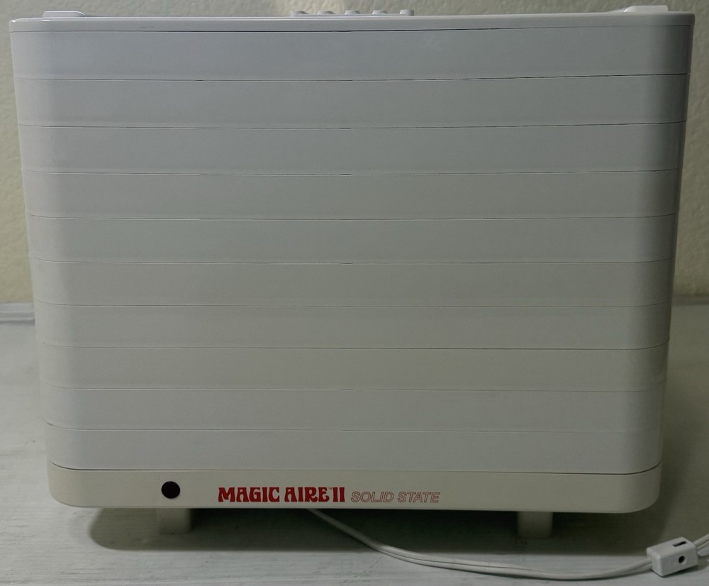 Magic Aire II Solid State Dehydrator With 10 Trays Magic Mill - Tested