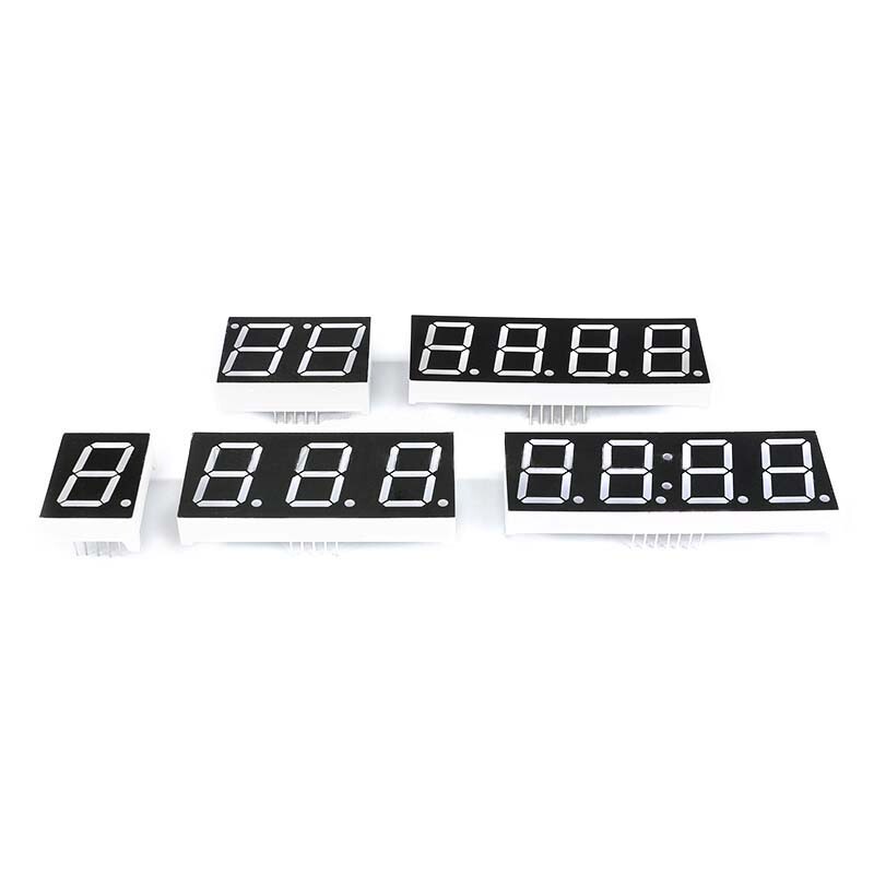0.28/0.36/0.4/0.56/0.8" 1-4 Bit Common Anode/Cathode Red Led Display 7 Segment